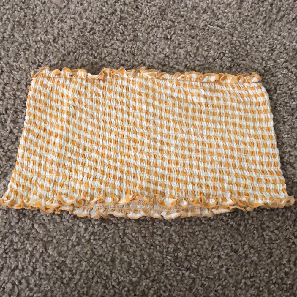 Yellow/ Musturd color tube top